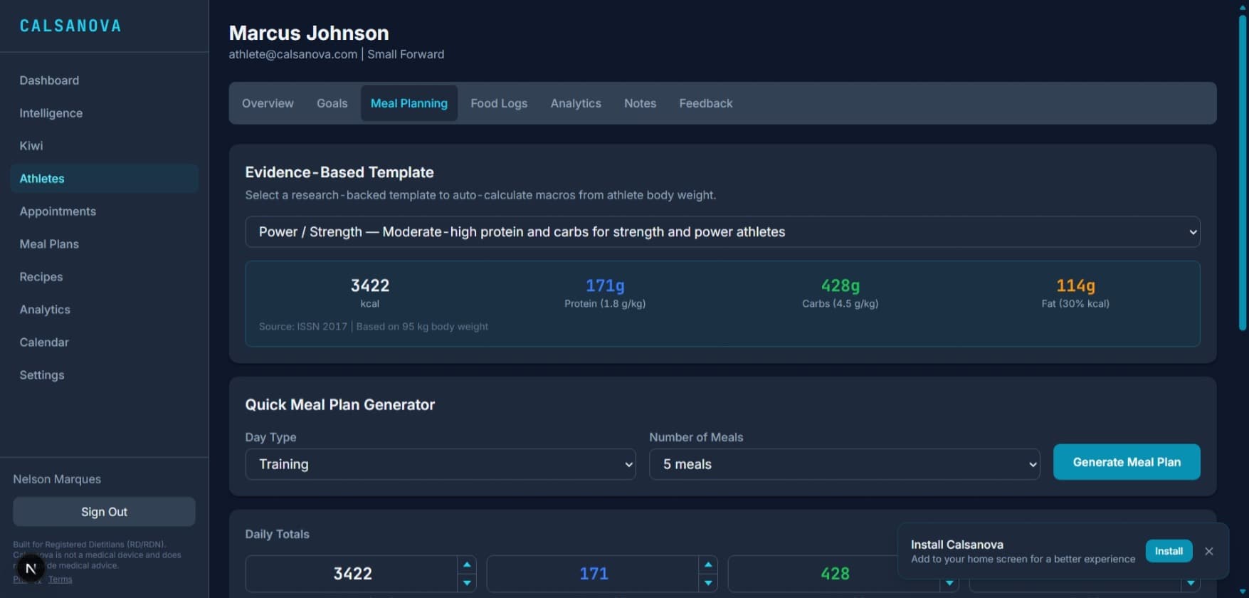 AI Meal Plan Generator
